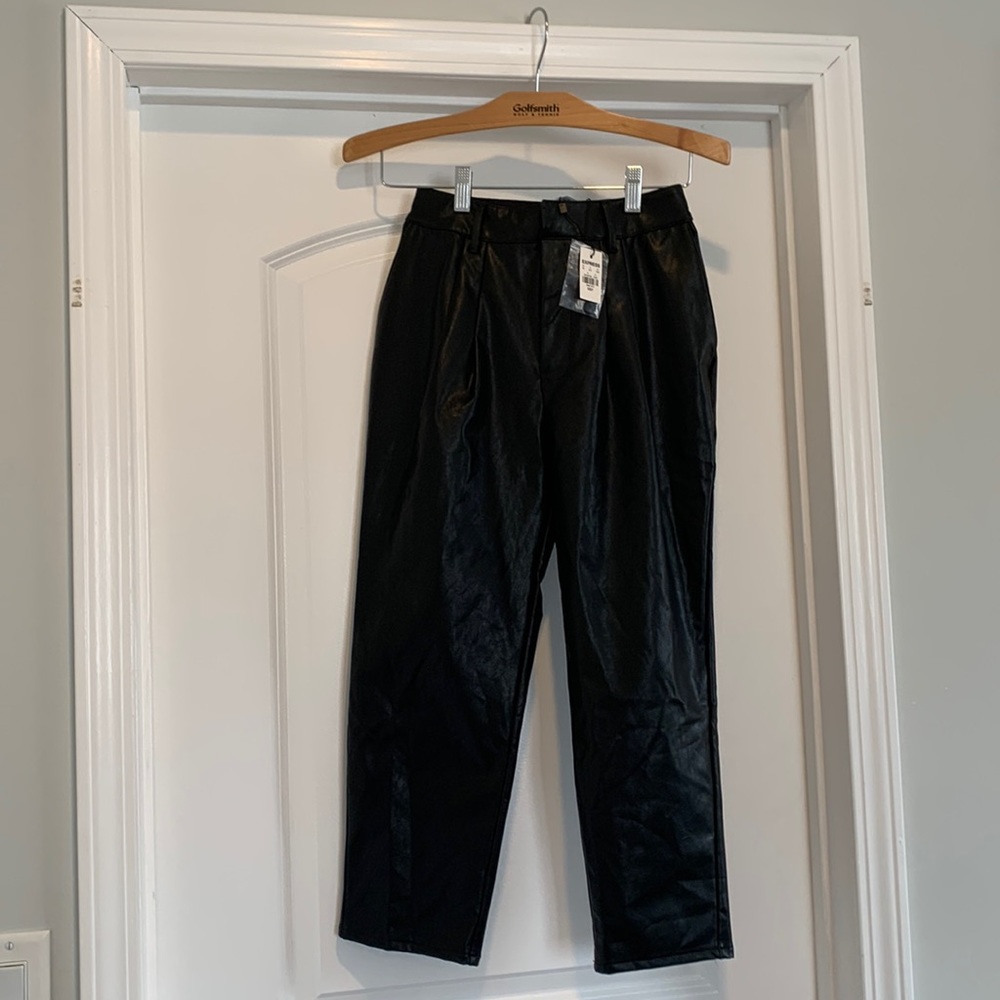 Express faux leather pant